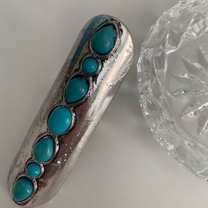💜 3/$50 Awesome turquoise style statement ring
